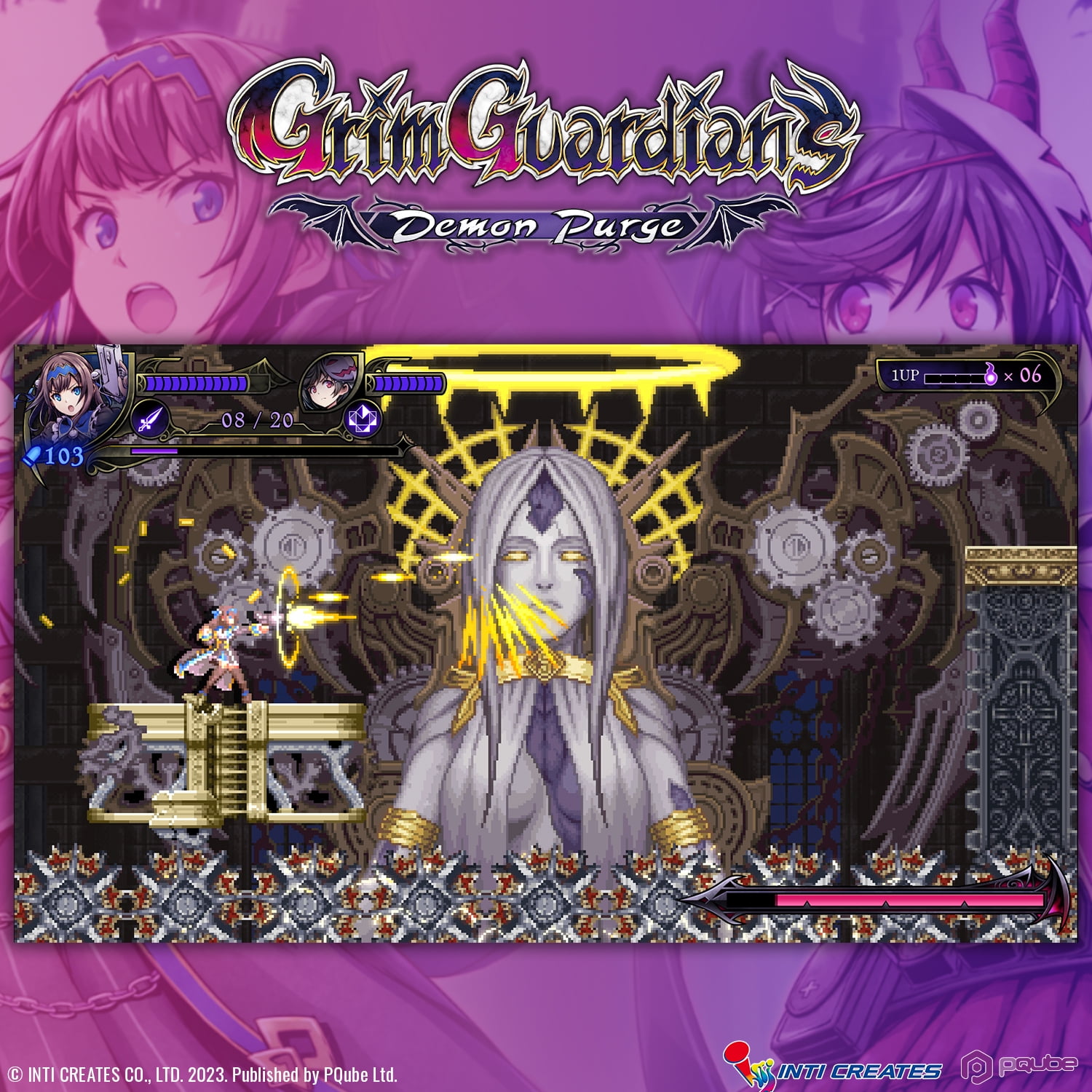 Gal Guardians: Demon Purge, 2D Action Adventure, Nintendo Switch