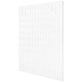 thumbnail image 1 of OULII Pegboard Storage Rack 1Set White 41.5x29.5cm for Wall Mount and Craft Room Organization, 1 of 7