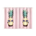 thumbnail image 1 of RYLABLUE Fun Tropical Window Kitchen Curtain, Hipster Pineapple Window Treatment Panel Curtains,26x39 inches,Set of 2, 1 of 3