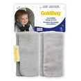 thumbnail image 2 of On The Goldbug Car Seat Strap Covers Reversible Grey, 2 of 7
