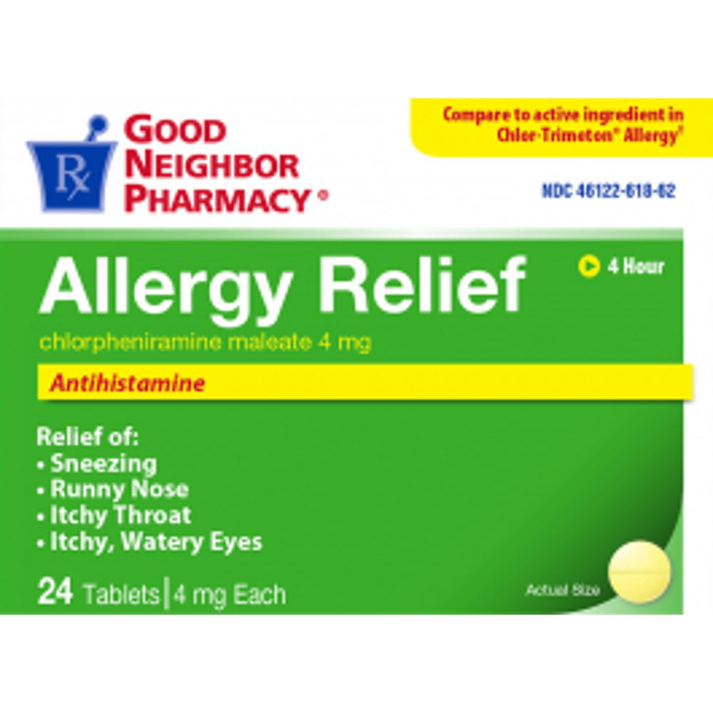 GNP Allergy Relief 4mg, 24 Tablets
