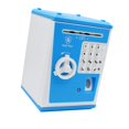 thumbnail image 2 of Kokiya Electronic Piggy Bank Electronic Money Bank with Password and s Money Blue, 2 of 9