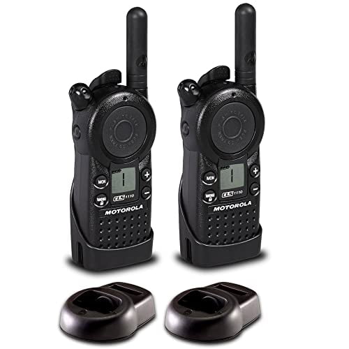 2 x Motorola CLS1110 UHF 1W 1-Channel 2-Way Radio (CLS1110) - 2 Pack Bundle