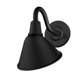 thumbnail image 2 of Hunter - Cassius 1-light Matte Black, Outdoor, Dimmable, Modern Style, Cone Shaped Sconce, for Bedrooms, Kitchens, Dining, Living Rooms - 46011, 2 of 9