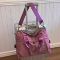 thumbnail image 3 of Bolso de viaje de gran capacidad para hombre y mujer, color morado, 3 of 9