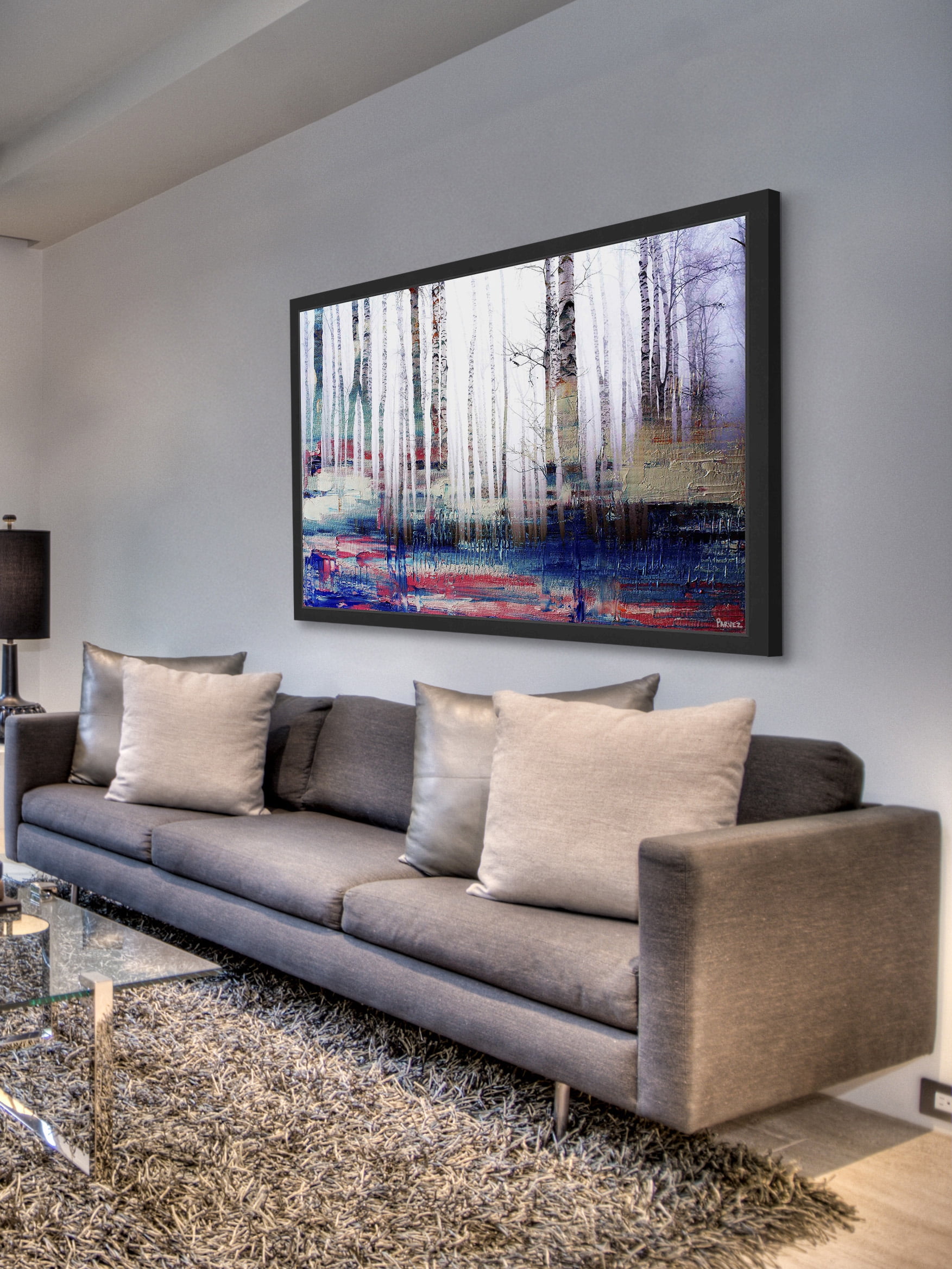 "Shaded Colors" Framed Painting Print