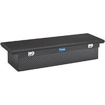 UWS/United Welding Services TBS-54-LP-BLK UWSTBS-54-LP-BLK 54IN ALUMINUM SINGLE LID CROSSOVER TOOLBOX LOW PROFILE BLACK