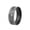 Pack B: The Claddagh - Black-Grey, variant on Silicone Wedding Ring Unisex, Laser Printed Design, 2mm Thick in 6MM & 9MM Width