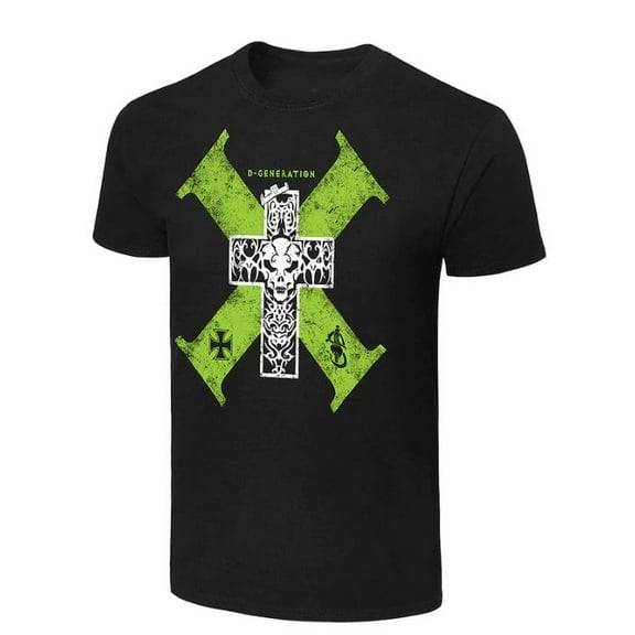 Black D-Generation X Retro Cross T-Shirt