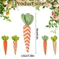 thumbnail image 2 of FENGGHAO Soft Plush Carrot Decorations For Easter Baskets And Home Decor, Cute Spring Festival Mesh Carrot Ornaments Holiday Decoration Set, 2 of 6
