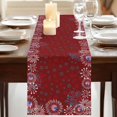 thumbnail image 3 of Table Runners 90 Inches Long Dress Scarves, Independence Day Farmhouse Coffee/Dining/Kitchen Table Runner for Living Room, Red Fireworks Blue Stars Sparklers US Flag 13x90 Inch, 3 of 9
