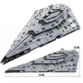 thumbnail image 4 of Bloques de construcción de nave espacial para niños, juguete de ladrillos para armar nave destructor espacial de la primera orden, código 75190, compatible con 1416 y piezas, 4 of 5