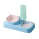 thumbnail image 3 of Cuenco de comida para mascotas de fresa, alimentador automático, dispensador de agua, plato elevado (azul cielo) Likrtyny Para estrenar, 3 of 6