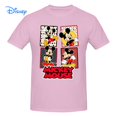 thumbnail image 1 of Disney Mickey Mouse T shirt Harajuku Short Sleeve T-shirt 100% Cotton Graphics Tshirt Brands Tee Top3XL Gao Jinjia LED, 1 of 2