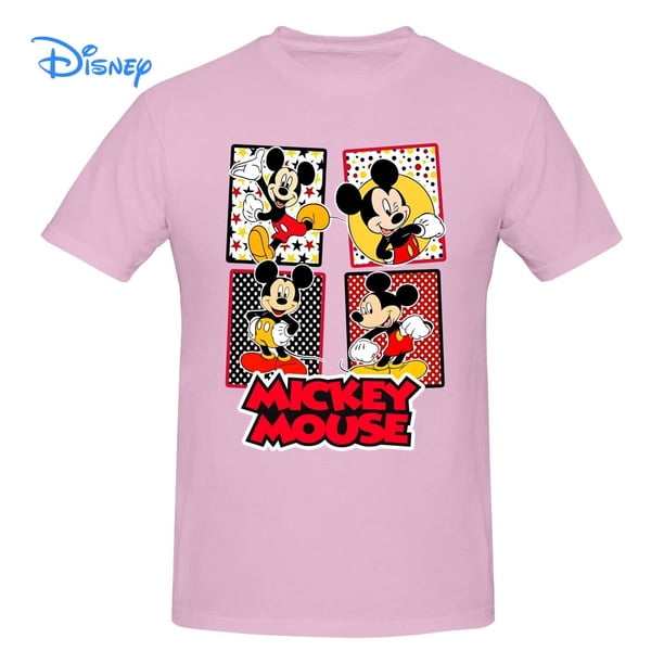 Disney Mickey Mouse T shirt Harajuku Short Sleeve T-shirt 100% Cotton Graphics Tshirt Brands Tee TopL Gao Jinjia LED