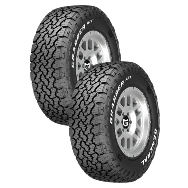 PAQUETE DE 2 LLANTAS - 27X8.50 R14 95Q GENERAL GRABBER ATX LB