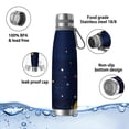 thumbnail image 4 of Galaxy 29oz Stainless Steel Insulated Thermos with Tea Filter, 360° Printed Travel Bottle, Leakproof BPA-Free Flask with Anti-Slip Base, 304 Inner & 201 Outer, Vacuum Cup, Starry, 4 of 6