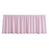 Teacher Desk Skirt, 70.8X29.5 inch Rectangle Boho Table Skirt, Ruffled Table Cover, Cabinet Dust Curtain, Bookcase Decor Skirt, Multi Purpose Table Cloth for Classroom, Office and Home Decor