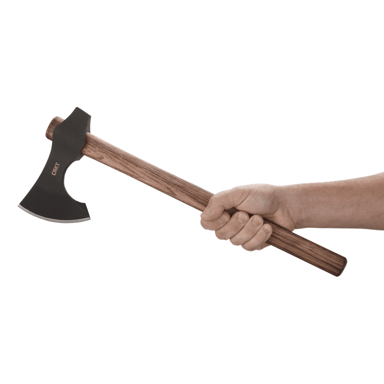 CRKT Berserker Outdoor Survival Axe: 1055 Carbon Steel Plain Edge