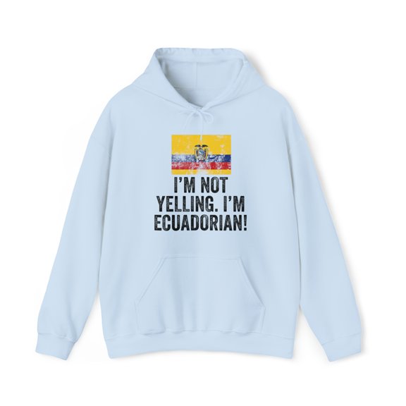 Ecuador Ecuadorian Pride Flag Hoodie, Gifts, Hooded Sweatshirt
