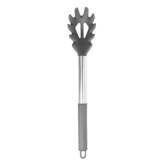 Lehood Silicone Pasta Fork, Spaghetti Server, Professional Heat Resistant Noodle Spoon, Pasta Strainer Spoon, Food-Grade Kitchen Utensils
