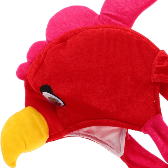 Dayesque Soft Plush Animal Costume Photo Props Funny Toy Hat for Easter Party and Cosplay Events