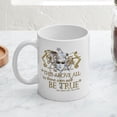 thumbnail image 3 of CafePress - Hamlet Be True Quote Mug - 11 oz Ceramic Mug - Novelty Coffee Tea Cup, 3 of 3