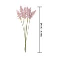 thumbnail image 4 of Billuyoard Ramo de flores de hierba de trigo Artificial, 6 uds., simulación de mano pequeña y fresca, artesanía de trigo, accesorios de decoración para Plantas Artificiales morado claro Billuyoard HA7512-05B, 4 of 6
