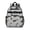 Border Collie Gray, variant on Cat and Dog Red Pattern Backpack for School, Cute School Bag with Adjustable Shoulder Straps and Padded Back, 15.25"x11.5"x5.25"