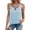 Blue, variant on Women's Sequin Strap Top Sleeveless Fashion Shining Tank Top Club Tank Top Shirt Summer Vest for Women