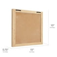 thumbnail image 6 of Crystal Art Gallery Reasons to be Happy Carved Wood Frame Wall Decor 10" x 10", 6 of 6