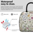 thumbnail image 3 of Obrewu Pioneer Flower and Butterfly Lunch Bag for Adult, Insulated, Leakproof, Oxford Cloth, 3 of 7