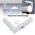 thumbnail image 1 of 2 Pcs Support de Rideau pour Projecteur Support de Montage en L pour Projecteur Extension Réglable, 1 of 5