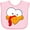 AD-Pink, variant on Inktastic Thanksgiving Goofball Turkey Face Boys or Girls Baby Bib