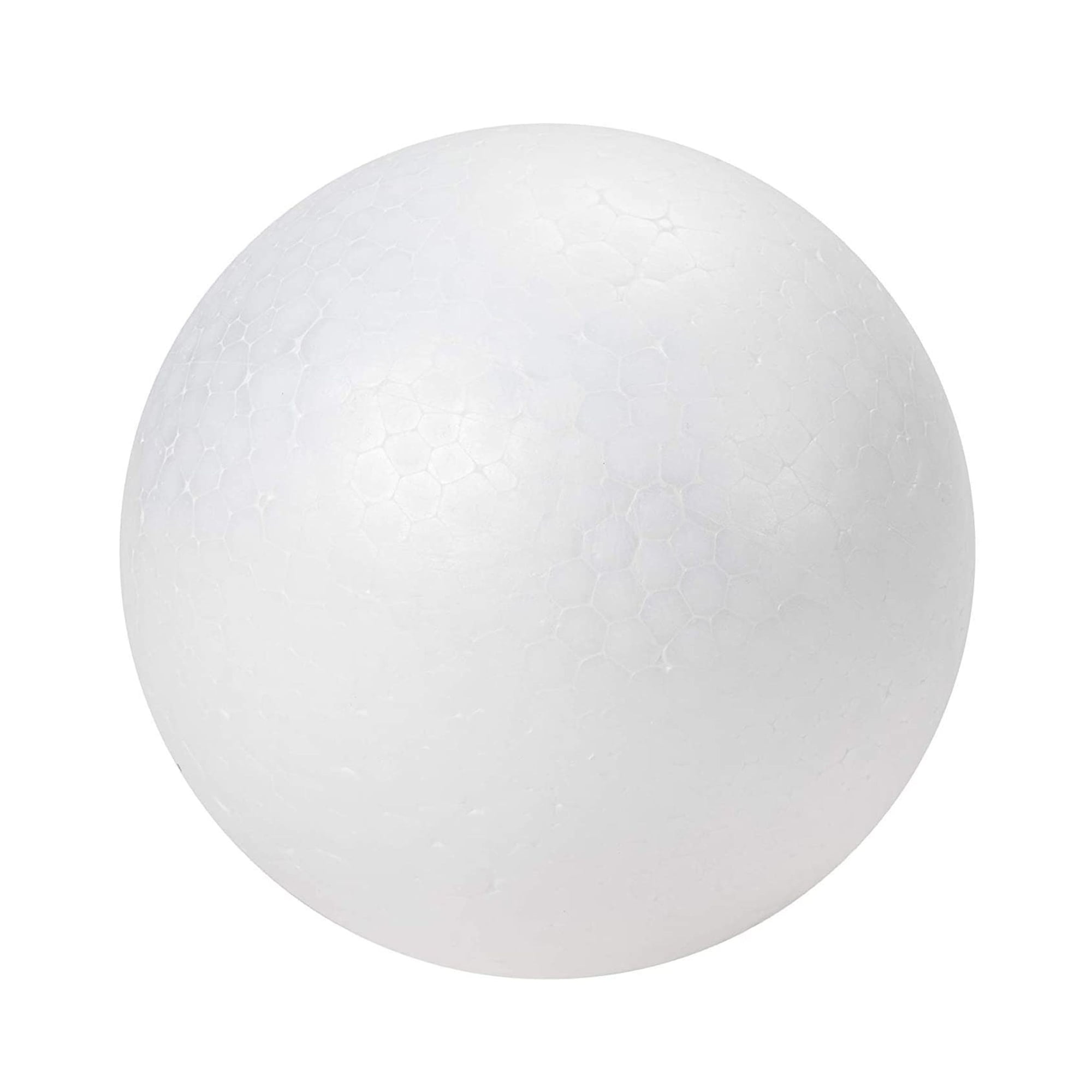 Crafare 4 Inch 4 Pack Foam Balls for Crafts White Polystyrene Craft Foam  Balls for Art