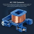 thumbnail image 4 of Contactor Switch, AC110V 18A Silver Contact Strong Bearing Capacity Quick Response 35mm Rail Installation Electrical Contactor Copper Coil  for Power, 4 of 8