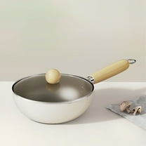 Ceramic Titanium Non-Stick Fry Pan - PFOA-Free Skillet Egg Omelette Pan Induction Compatible Kitchen Essential Easy Clean(L)