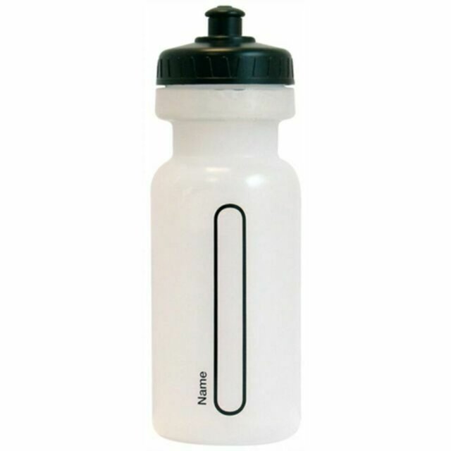 Precision - Botella de Agua Colegio (Transparente, Negro)