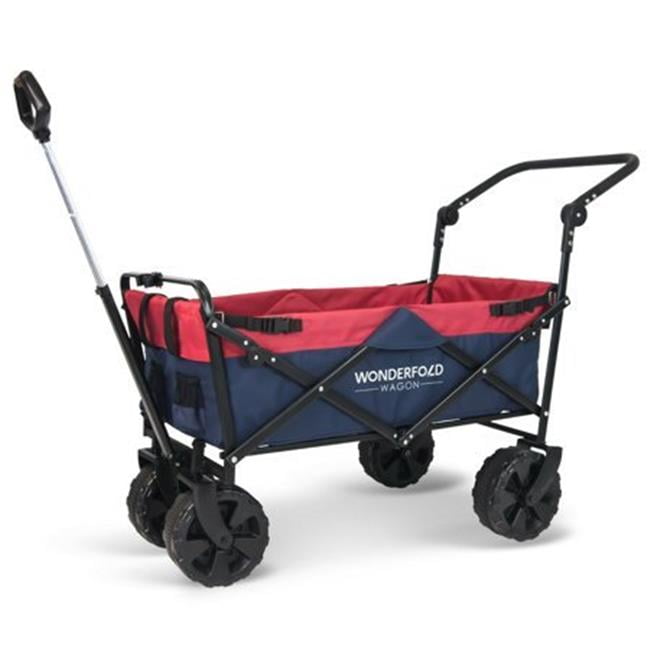 WonderFold Pull and Push Collapsible Folding Utility Wagon with All
