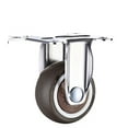 thumbnail image 1 of 1/1.25/1.5/2 Inch Furniture Casters Wheels Rubber Swivel Castor Trolley Rubber Caster With Brake ,Easy to Use, 1 of 4