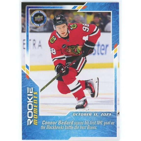 NHL 2024 National Hockey Card Day Rookie Moments Connor Bedard NHCD-31