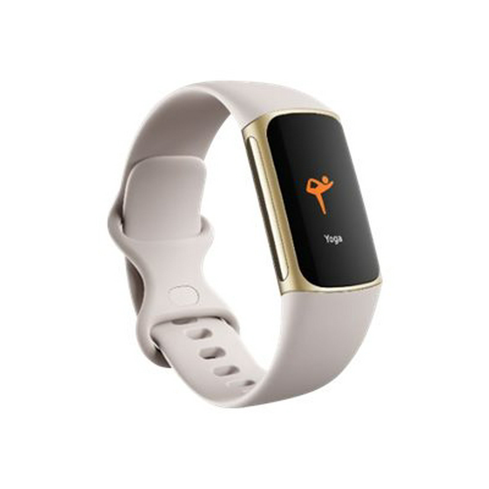 Fitbit Charge 5 Lunar White Soft Gold Stainless Steel