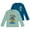 Frosted sage / charcoal blue, variant on Monster Jam Little Boys 2 Pack Long Sleeve T-Shirts Toddler to Big Kid