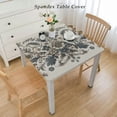 thumbnail image 2 of nygtbtfer Hummingbird Bird Rose Tablecloth Fitted Elastic Table Cover Rectangle for Table, Washable Country Farmhouse Pastoral Fabric for Kitchen Picnic Home Coffee Table Decor, 2 of 7