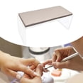 thumbnail image 4 of Cojín para reposabrazos de uñas de cuero PU, soporte antideslizante para uñas, mesa de para manicura, estación de escritorio para de , marrón Macarena Cojín reposabrazos para uñas, 4 of 7