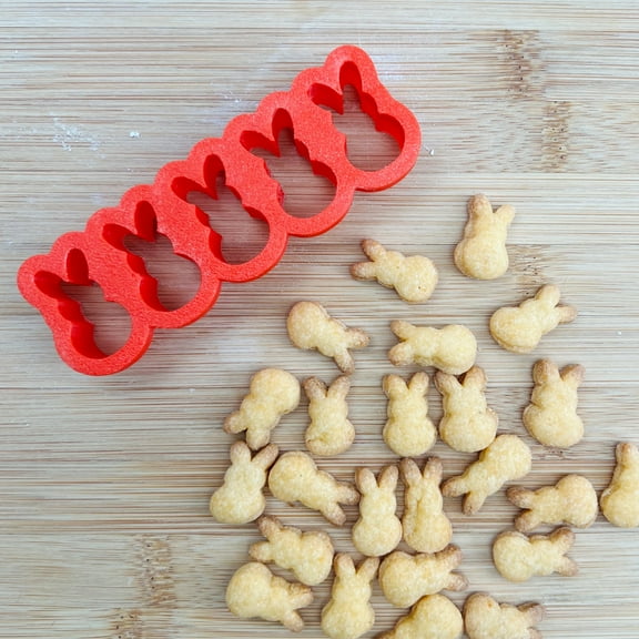 "Mighty Gadget Mini Easter Bunny Cookie Cutter, 1"" (5 Pack)"