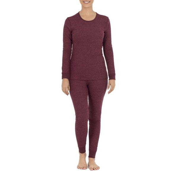 Fruit of the Loom Premium Thermische Union-pyjamabroek voor heren, Havermout, M