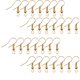 thumbnail image 1 of Ganchos Para Pendientes Eco-Fused De 18 Mm - 200 Piezas - Alambres Para Orejas Estilo Bobina Y Bola Sin Níquel - Oro - Acero Chapado Hipoalergénico - Ideal Para Hacer Joyas Y Pendientes Diy, 1 of 5