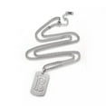 thumbnail image 2 of EOEMY Stainless Steel Initial Pendant Necklace Lobster Chain Alphabet Letter 27" A385-B, 2 of 3