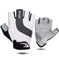 thumbnail image 1 of 1 Pair Of Breathable Lycra Fabric Unisex Cycling Gloves Road Bicycle Half Finger GloveS He Qiyong unisex, 1 of 2